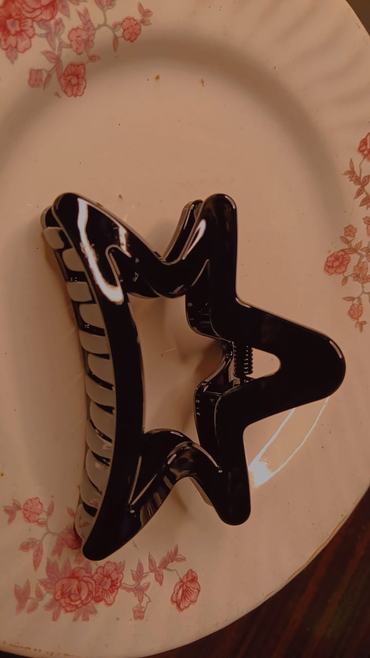Stellar Luxe Star Hair Claw Clip-Premium Glossy Collection - Image 5