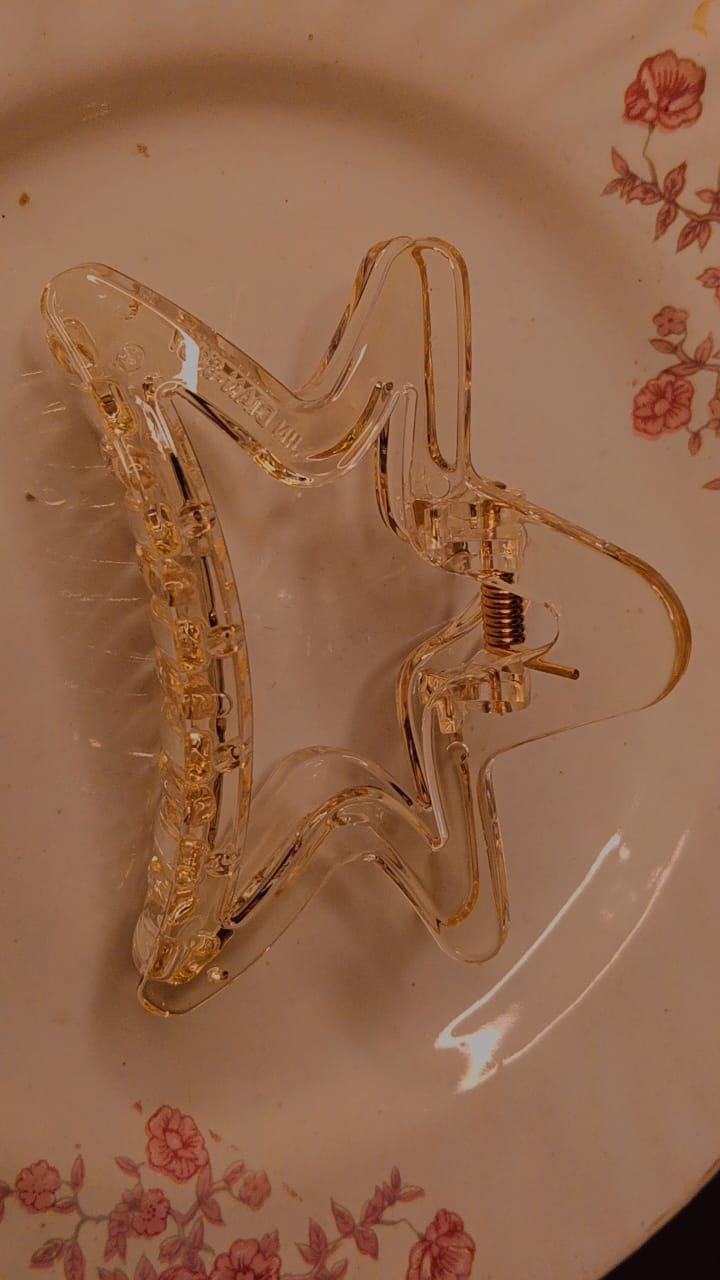 Stellar Luxe Star Hair Claw Clip-Premium Glossy Collection - Image 4